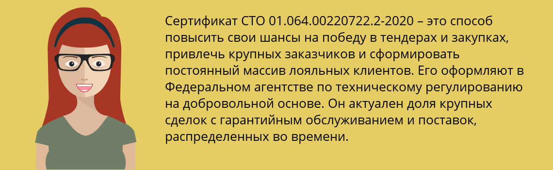 Получить сертификат СТО 01.064.00220722.2-2020 в Екатеринбург